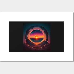 Sunset inception Posters and Art